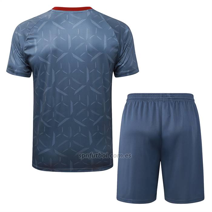 Chandal del Sao Paulo Manga Corta 2025-2026 Azul Gris - Pantalon Corto